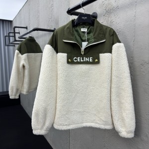 「#5257」  CELINE fleece jacket