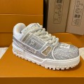 「#141」LOUIS VUITTON Trainer diamond