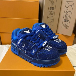 「#142」LOUIS VUITTON Trainer diamond