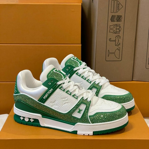 「#152」LOUIS VUITTON Trainer diamond