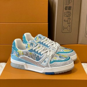 「#156」LOUIS VUITTON Trainer diamond