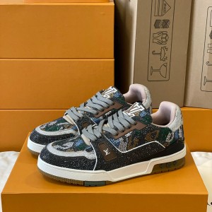 「#158」LOUIS VUITTON Trainer diamond