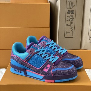 「#163」LOUIS VUITTON Trainer diamond