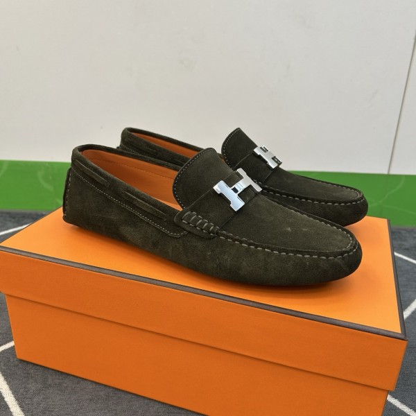 「#786」Hermes Loafers shoes