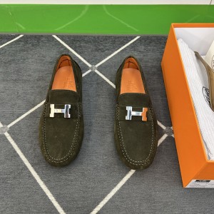 「#786」Hermes Loafers shoes