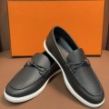 「#844」Hermes Loafers shoes