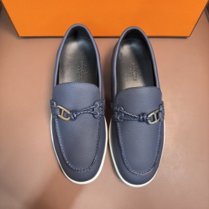 「#845」Hermes Loafers shoes