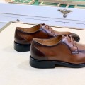 「#847」Hermes leather shoes