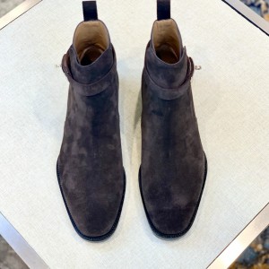 「#850」Hermes leather shoes