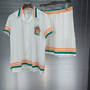 「#16432」CASABLANCA shirt Set;Summer suit