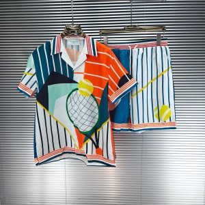 「#16437」CASABLANCA shirt Set;Summer suit