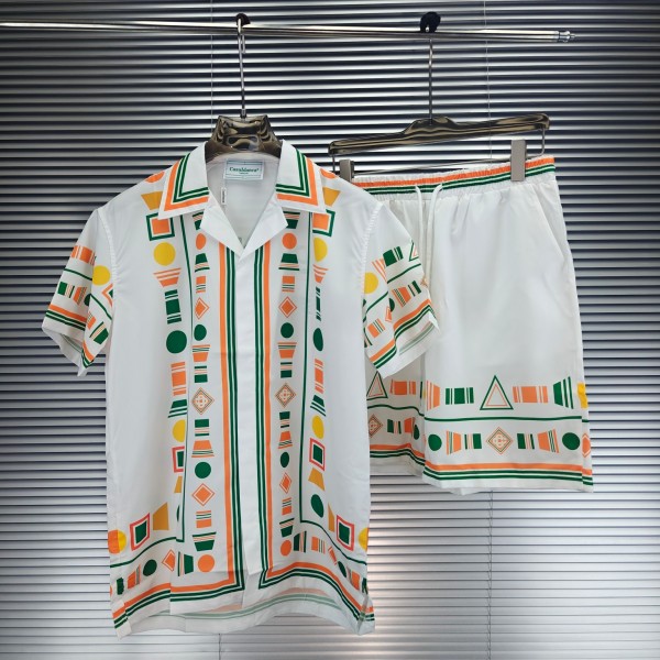 「#16440」CASABLANCA shirt Set;Summer suit