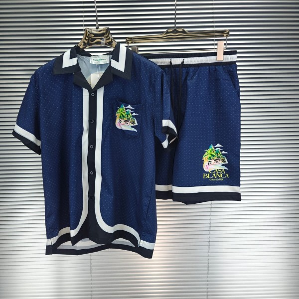 「#16441」CASABLANCA shirt Set;Summer suit