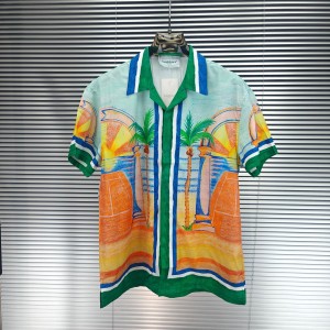 「#16442」CASABLANCA shirt Set;Summer suit