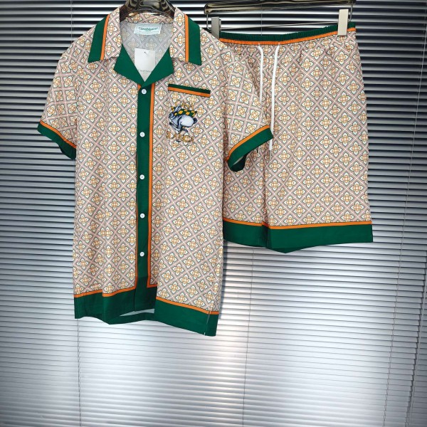 「#16443」CASABLANCA shirt Set;Summer suit