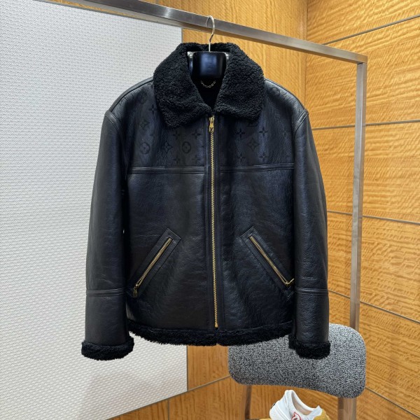 「#6775」Louis Vuitton jacket; 100% genuine leather