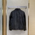 「#9619」Prada jacket; Genuine leather; Customized