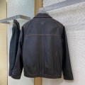「#9622」Prada jacket; Genuine leather; Customized