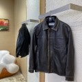 「#12786」Loewe jacket; Genuine leather; Customized