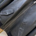 「#12787」Loewe jacket; Genuine leather; Customized