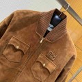「#1846」MIU MIU jacket;Suede jacket
