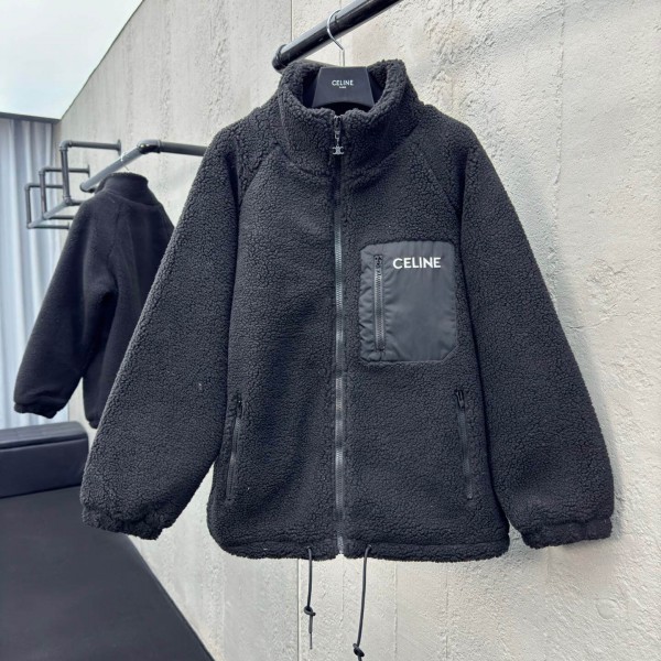 「#5219」  CELINE fleece jacket