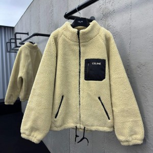 「#5220」  CELINE fleece jacket