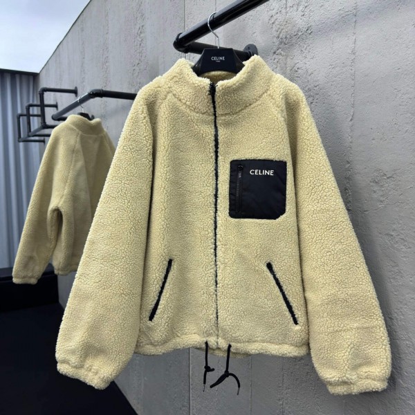 「#5220」  CELINE fleece jacket