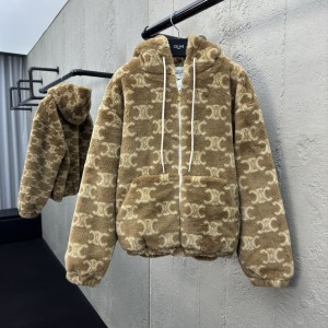 「#5223」  CELINE fleece  jacket
